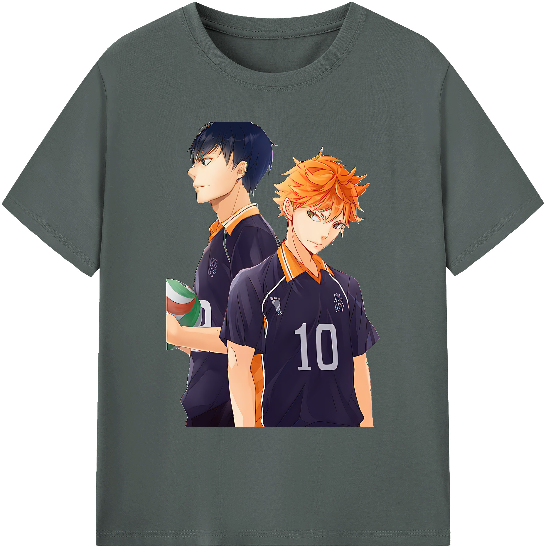 （画像用） ハイキュー!! Haikyu!! 綿100％ メンズ半袖Tシャツ｜肌触りやわらか＆通気性